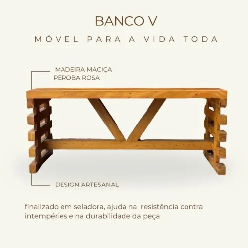 Banco de madeira