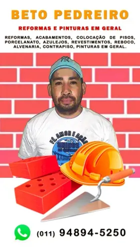 Beto pedreiro em geral *