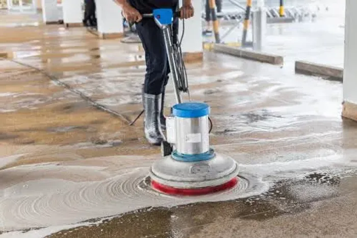 Limpeza e Lavagem de Pisos, Pós obra aplicação de resina