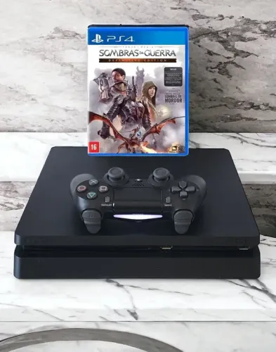 OFERTA - PS4 Slim 500GB c/ Garantia + Brinde (01 Jogo Fisico) - Garanta já o seu!!!