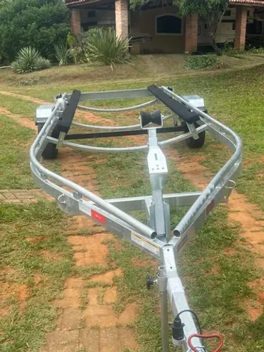 Carreta rodoviária, para lanchas de, 16-17-18-19 -20 pés zero!!
