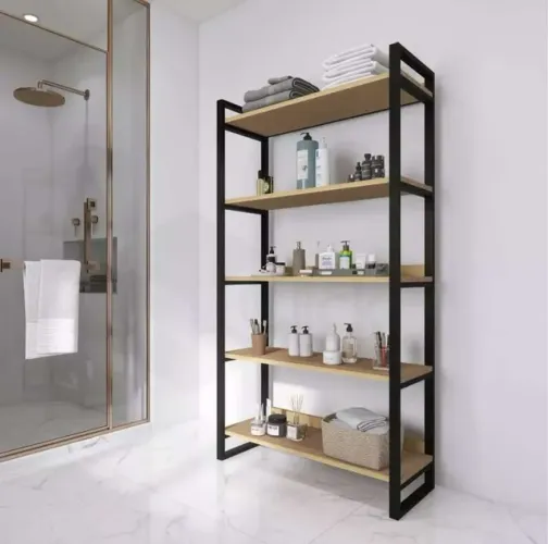 PRATELEIRA MDF E METALON 