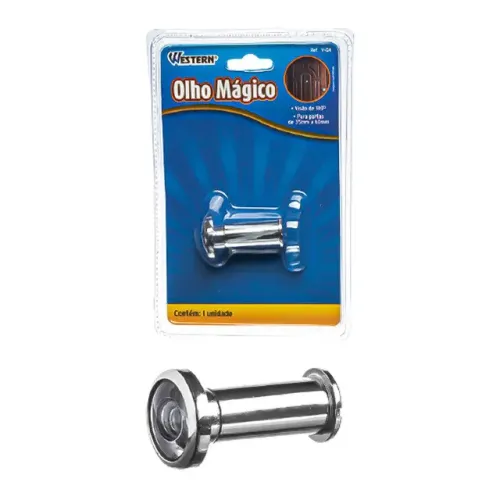 Olho Magico V-03 P/ Porta Western  Informações do produto  Olho Mágico Visor Para Porta 18