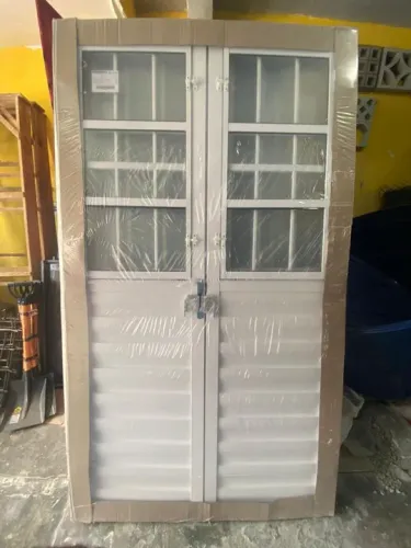 Porta em alumínio branco 1,20( pronta entrega imediata)