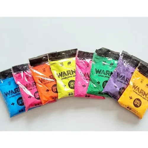 Tinta Em Po Holi Party Cha Revelação Warna Amarelo 100g