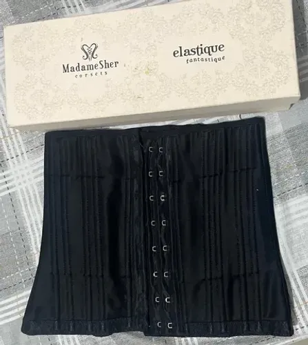 Cinta Elastique Madame Sher - Preta - Tam M
