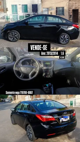 Hyundai HB20S C.plus/c.style 1.6 Flex 16V Mec.4p 2014