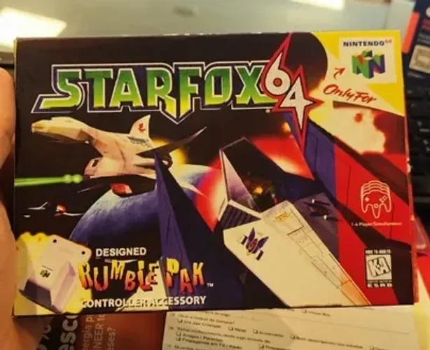JOGO STARFOX NINTENDO 64 ORIGINAL NA CAIXA REPRO