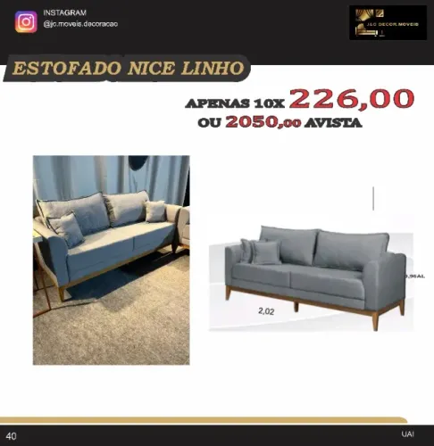 ESTOFADO NICE EM LINHO