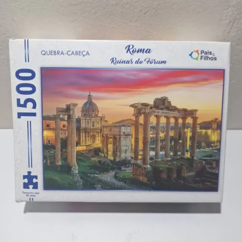 Quebra-Cabeça Puzzle Roma Ruínas do Fórum 1500 peças Pais & Filhos