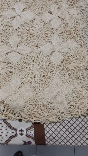 Colcha de crochê de casal / manta