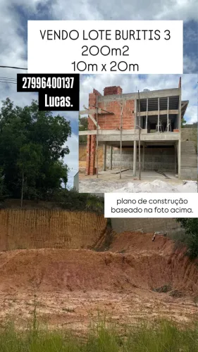 Vendo Lote Buritis 3 São Mateus