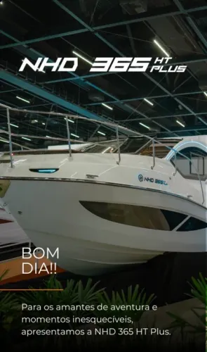 Lancha NHD 370 HT Double Open Deck - Zero milhas