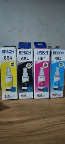 Cartuchos de tinta Epson 664 - Kit com 4 cores