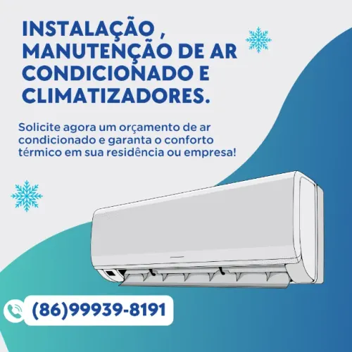 INSTALAÇÃO, MANUTENÇÃO DE AR CONDICIONADOS E CLIMATIZADORES