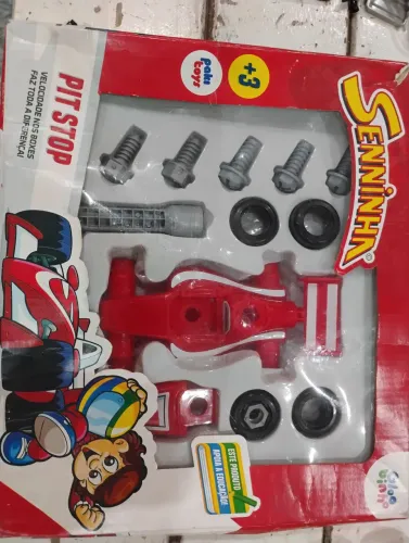 Pit Stop - Brinquedo de Montar - Senna