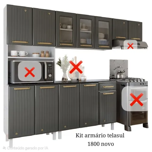 Kit armário novo