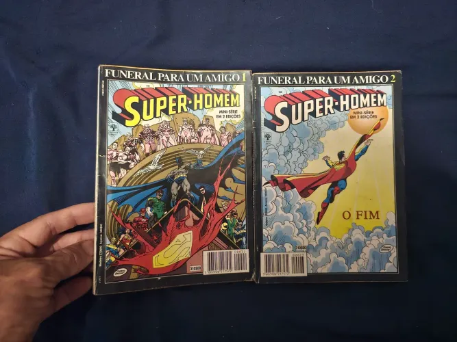 Hq Superman Funeral para um amigo completa 2 vols