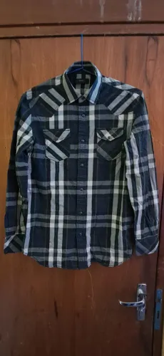 Camisa xadrez Diesel tamanho P
