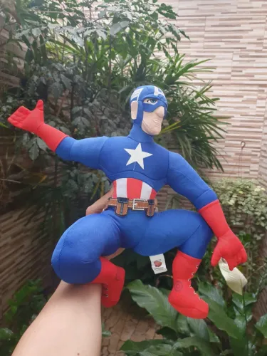 PELÚCIA CAPITÃO AMÉRICA (PRODUTO NOVO)