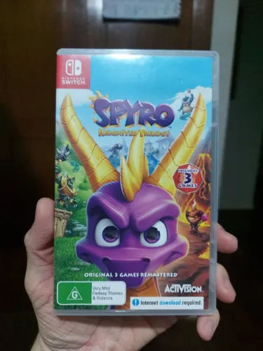 Trilogia Spyro versão Nintendo Switch