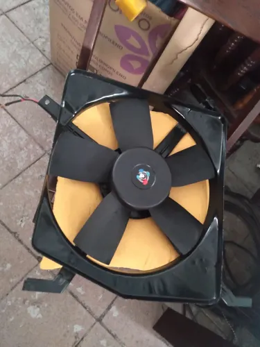 Defletor com ventoinha eletrica opala 85/92 original 