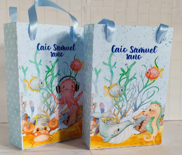 Lembrancinhas personalizadas fundo do mar