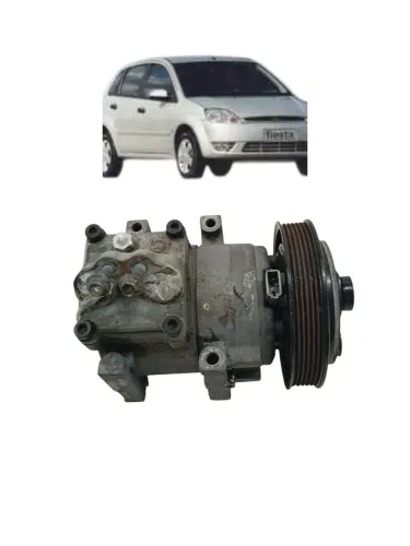 Compressor Ar Condicionado Ford Fiesta 1.6 Flex 2007