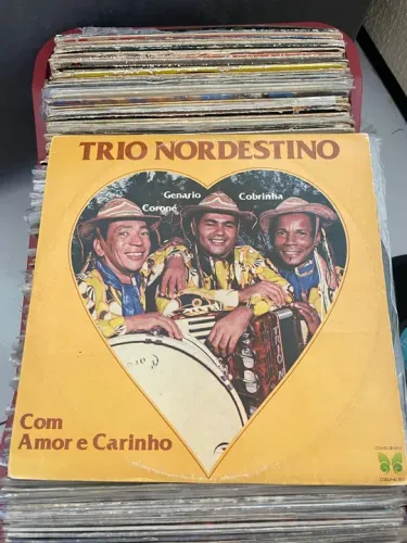 LP Vinil Trio Nordestino - Com Amor e Carinho 1984