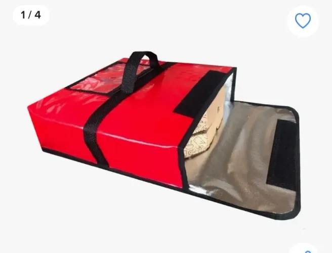 Bolachoes para pizza, redondo, quadrado e tipo envelope com velcro 