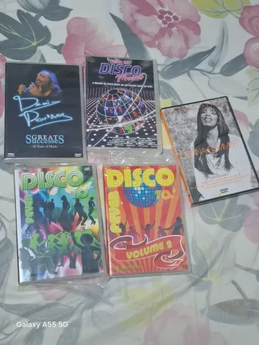 Lote Dvds disco anos 70 