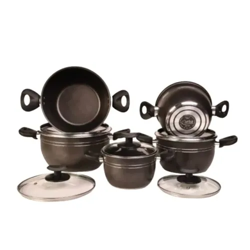 JOGO DE PANELAS ANTIADERENTE 5 PEÇAS CORBÃ