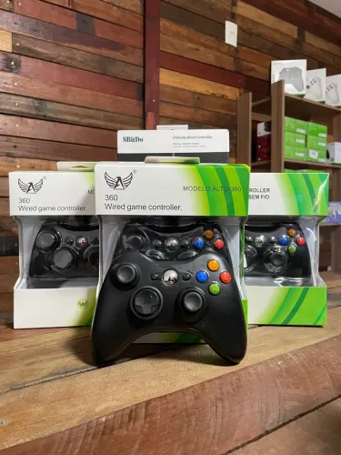 Controle Xbox 360 TV PC Bluetooth Sem fio Wired Entregamos com Garantia 