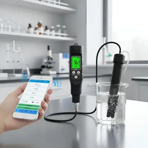 Monitor Medidor Oxigênio Oxímetro Bluetooth App Datalogger Preto