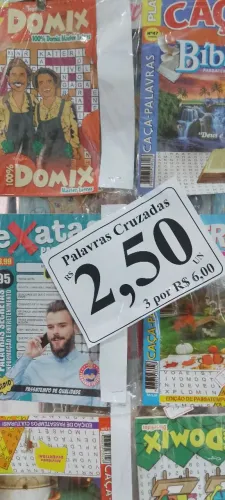 Revistas de Palavras Cruzadas - Passatempo Divertido