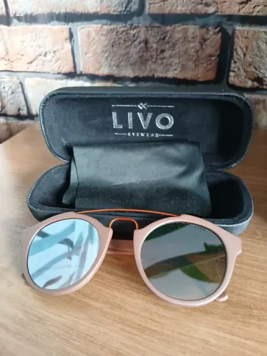 Óculos de sol LIVO - Marrom Modelo Otto