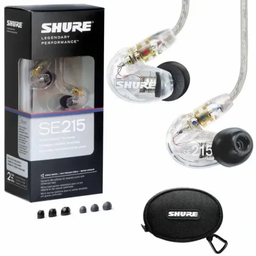 Fone Shure SE215 transparente