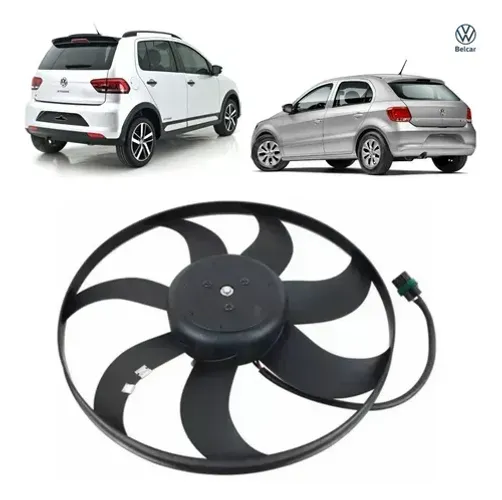 Ventoinha Do Radiador Voyage Gol Saveiro  e Fox 2010 a 2023Com Ar Condicio 5u0959455c