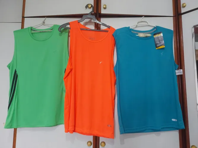 Kit 3 Camisetas Dry Fit, Body Work - novas