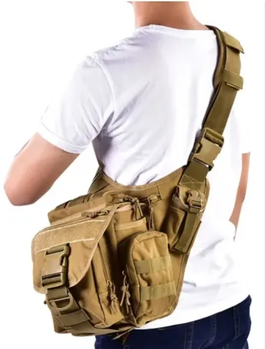 Bolsa Tática Militar de Ombro - Resistente e Funcional