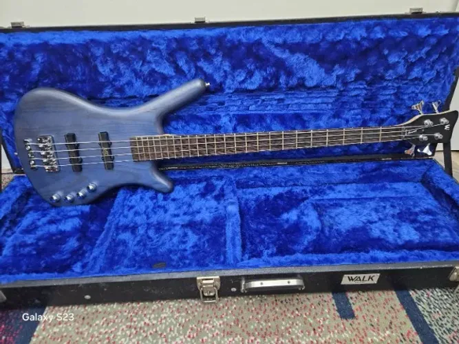 Baixo Elétrico Warwick Rockbass Corvette 4 Cordas Ocean Blue Acetinado 3ª geração