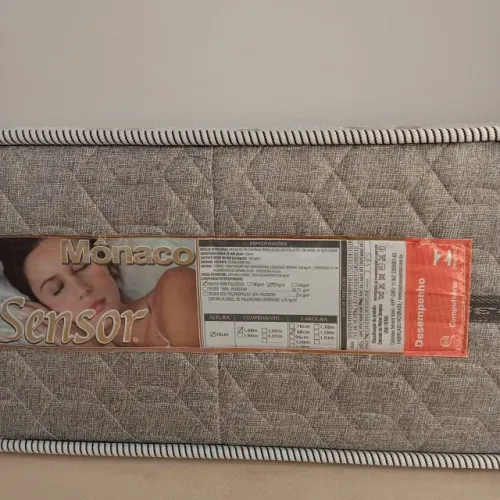 2 Conjuntos Colchão Solteiro Molas Superlastic + 2 Bases Box de Madeira