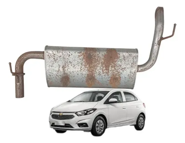 Escapamento Silencioso Chevrolet Onix 1.0 2019 2021 2022