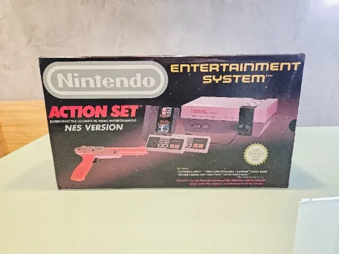 Console Nintendinho Nes Action Set Europeu Pal 220v Completo