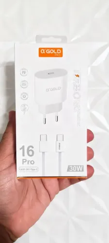 Carregador Turbo Iphone Tipo C 16 Pro 30W Premium.