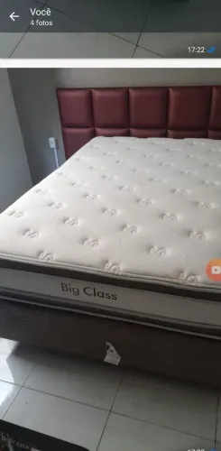Cama box casal de ótima qualidade 