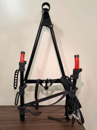 SUPORTE TRANSBIKE PARA ENGATE DE AÇO -MARCA ALTMAYER - AL164 - ATÉ 03 BICICLETAS