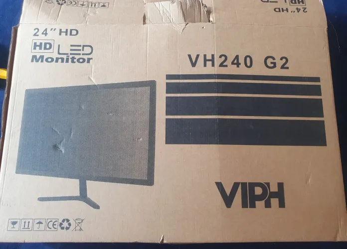 Monitor de 24 polegadas com defeito