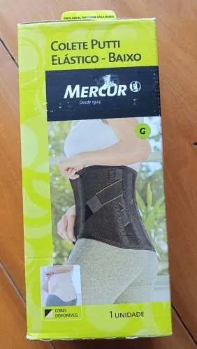 Colete Lombar Elástico Baixo