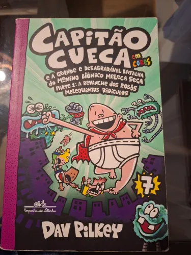 Livro Capitao Cueca Volume 7